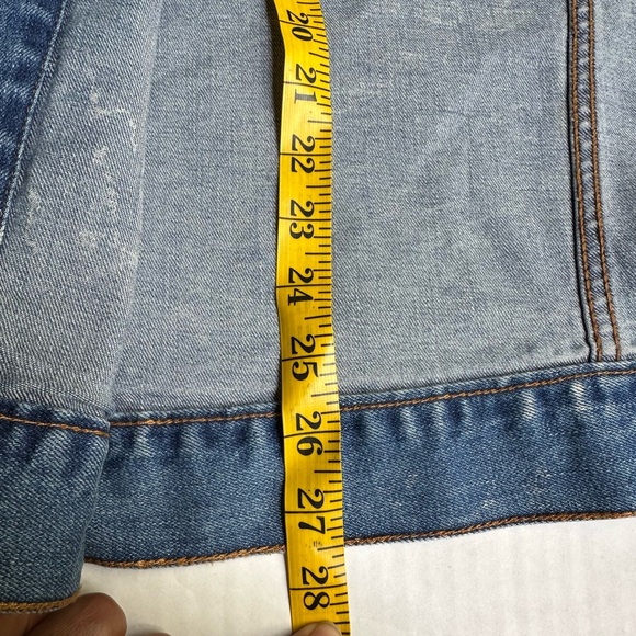 BroDenim Women’s Blue Football Jean Jacket - Picture 7 of 8